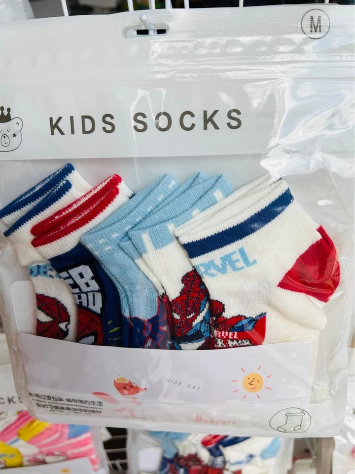 Kids Character Socks – 5 Pairs Pack | 86% Cotton - photo 5
