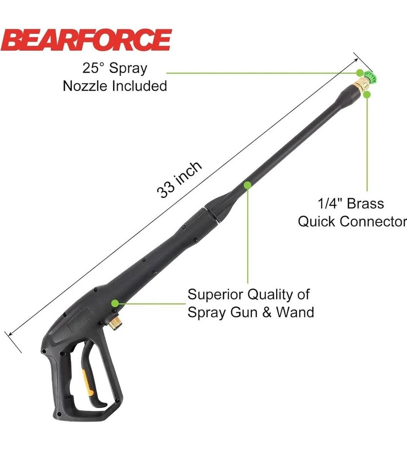 Bear Force Pressure Washer Spray Gun Kit - 1900 PSI Max - photo 2