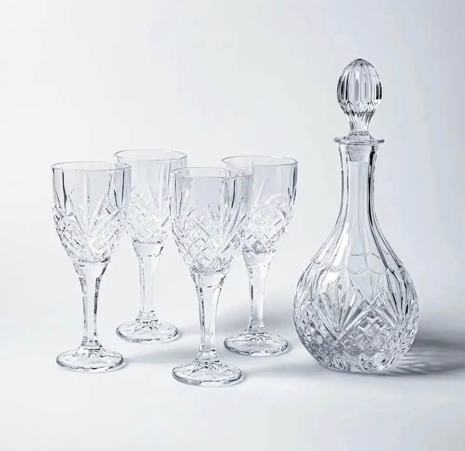 BNIB Dublin Collection Decanter and Wine Goblets Set - photo 2