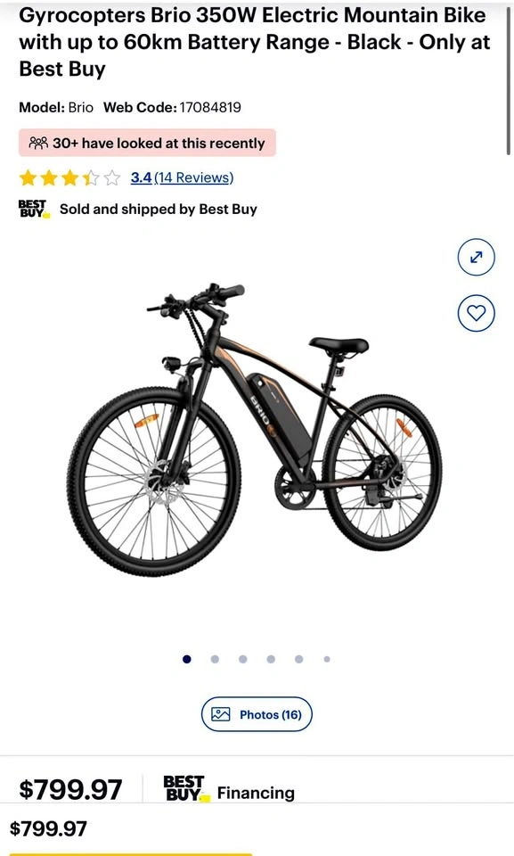 Gyrocopters Brio Electric Bike