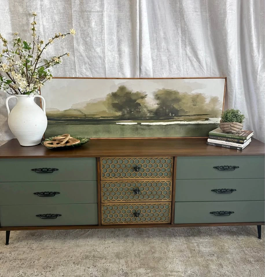 Vintage Walnut Dresser/Sideboard