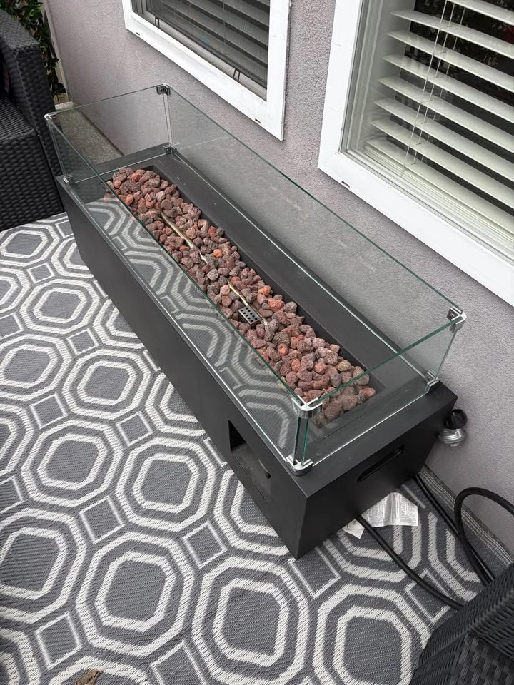 Outdoor fireplace - photo 2