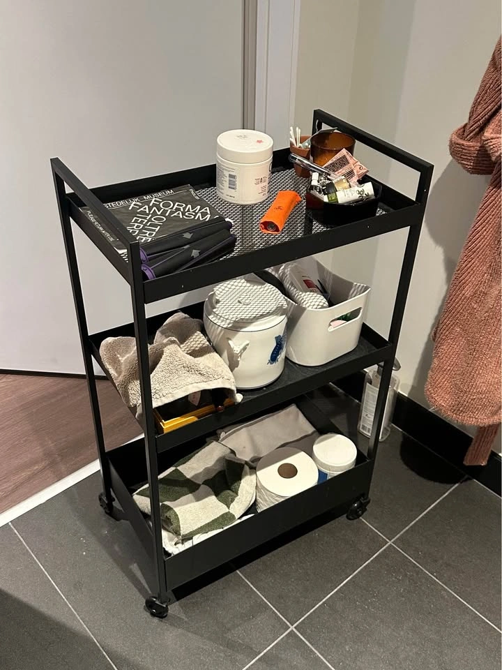 Ikea NISSAFORS trolley, Utility cart, black - photo 5