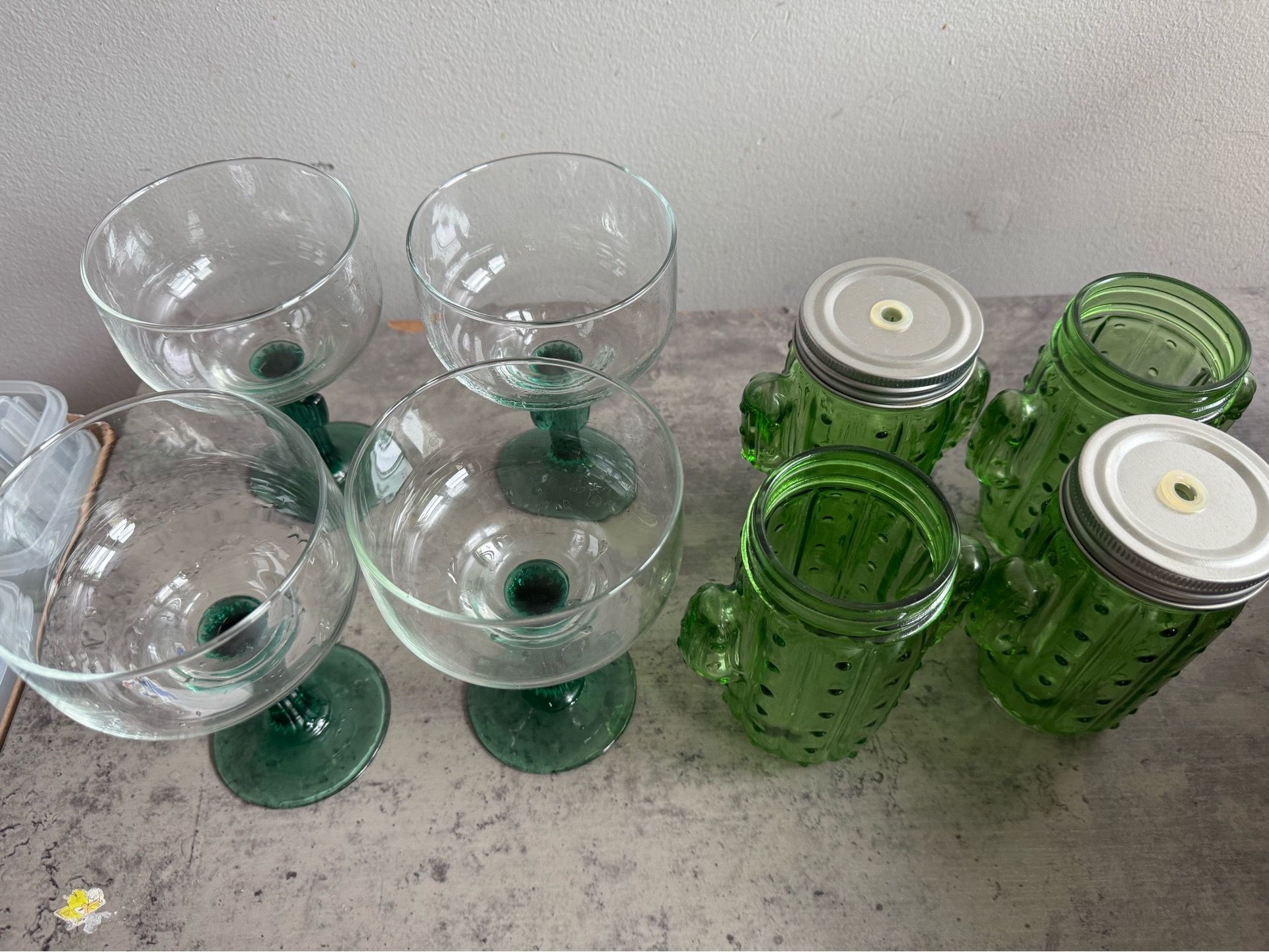 Cactus glassware