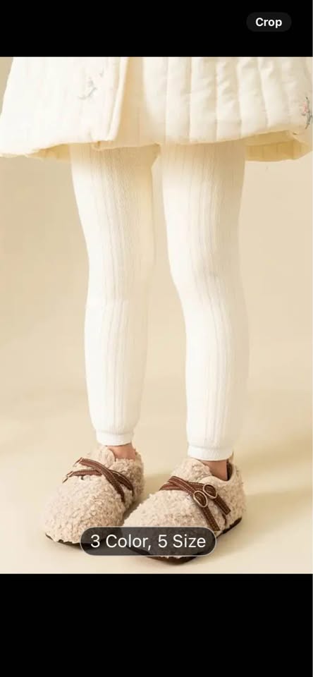 Girls' Thermal Fleece-Lined Ankle Pants - photo 2