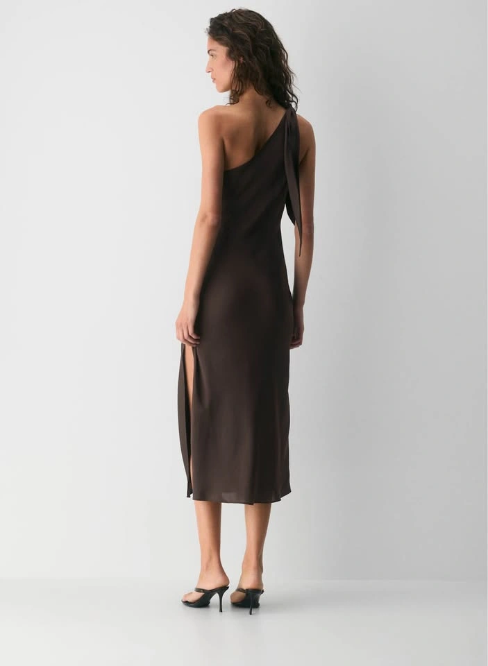 Aritzia Champagne Satin Dress - New - photo 3