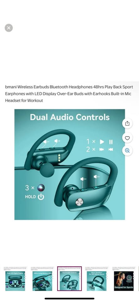 Wireless Earbuds Bluetooth Headphones - green - photo 4
