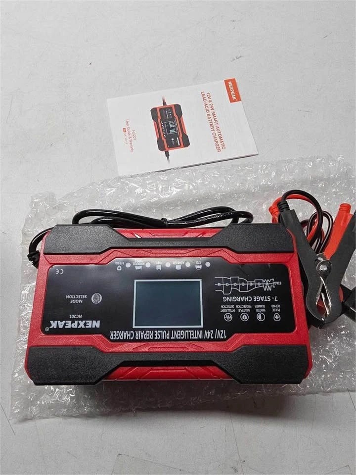 NEXPEAK 10-Amp Car Battery Charger - photo 2