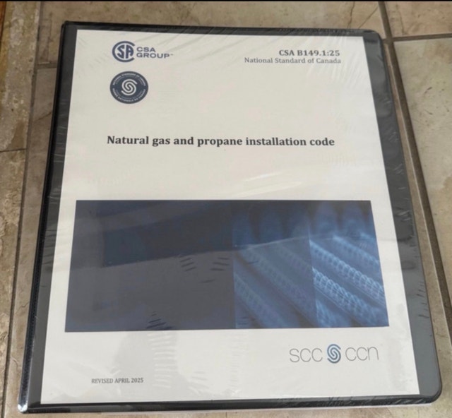 2025 CSA B149.1 & B149.2 Codebooks - photo 3