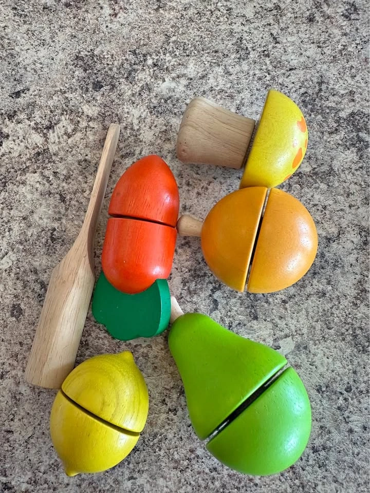 Wooden Food Cutting Toys