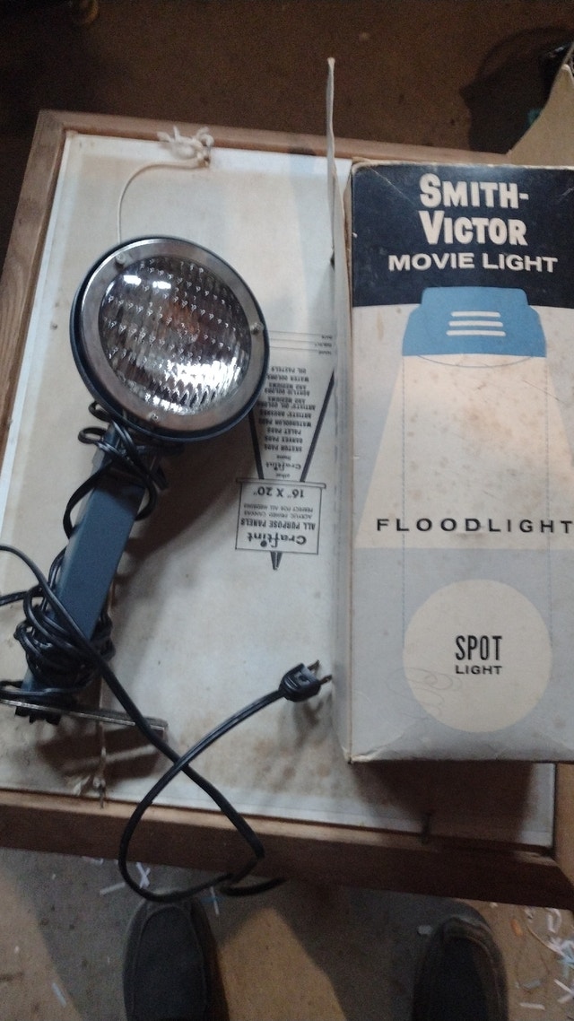 Vintage Smith-Victor L-8 Compact Spot Light