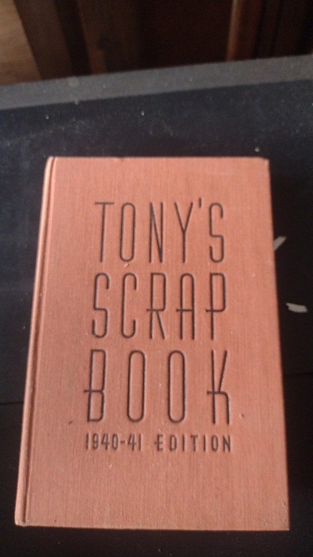 Tony's Scrap Book 1940-41