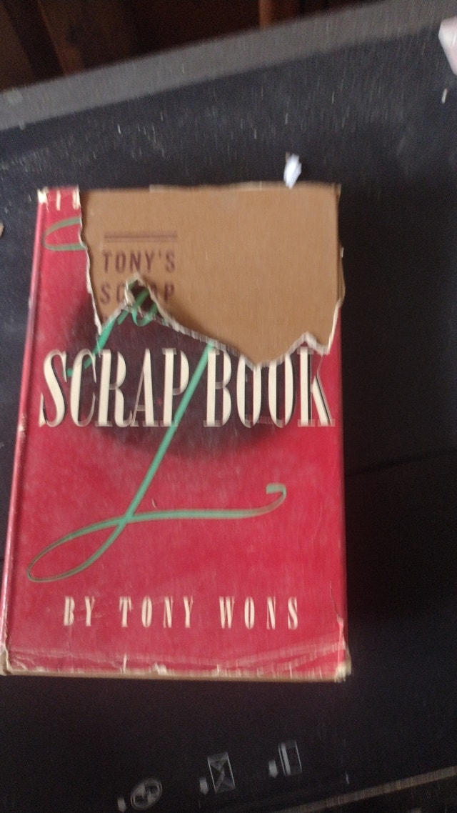 Tony's scrapbook