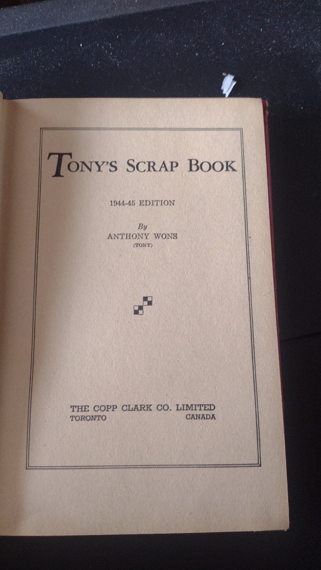 Tony's scrapbook - photo 2