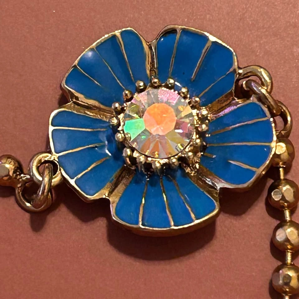Betsey Johnson Bee Flower Gold Colour Necklace - photo 5