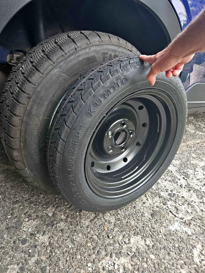 Kumho Spare Tire on Steel Rim