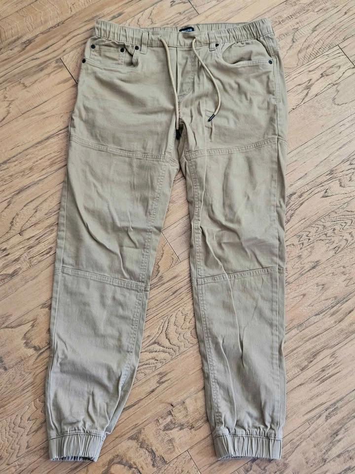Khaki joggers style pants - photo 2