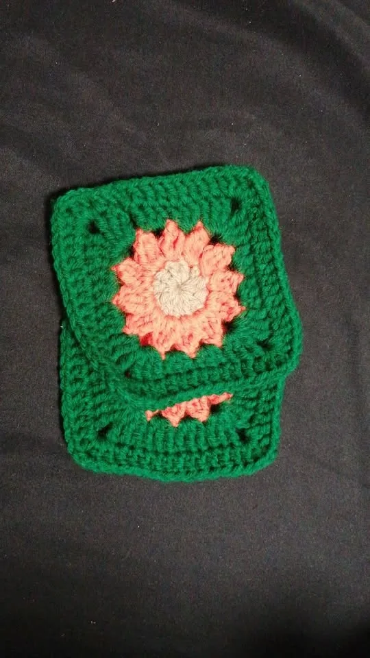 Crochet tea coasters - photo 3