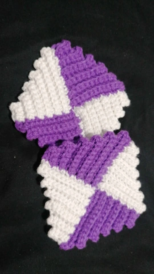 Crochet tea coasters - photo 5