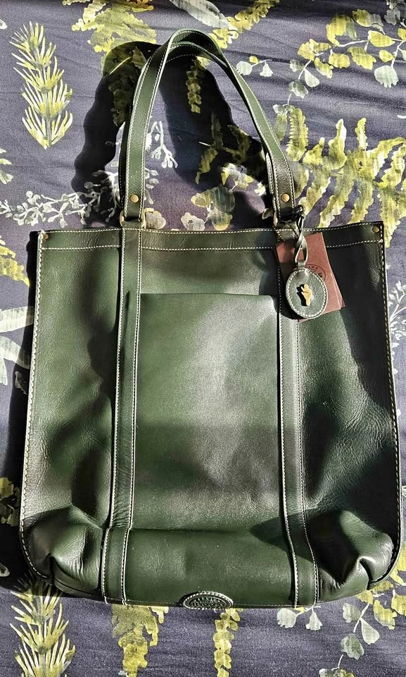 Roots Leather Bag, NEW
