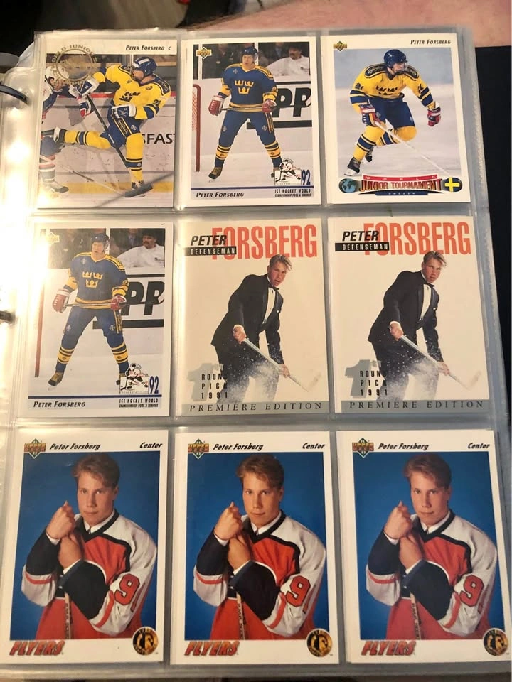 Roughly 200 hockey cards PRICE NEGOTIABLE