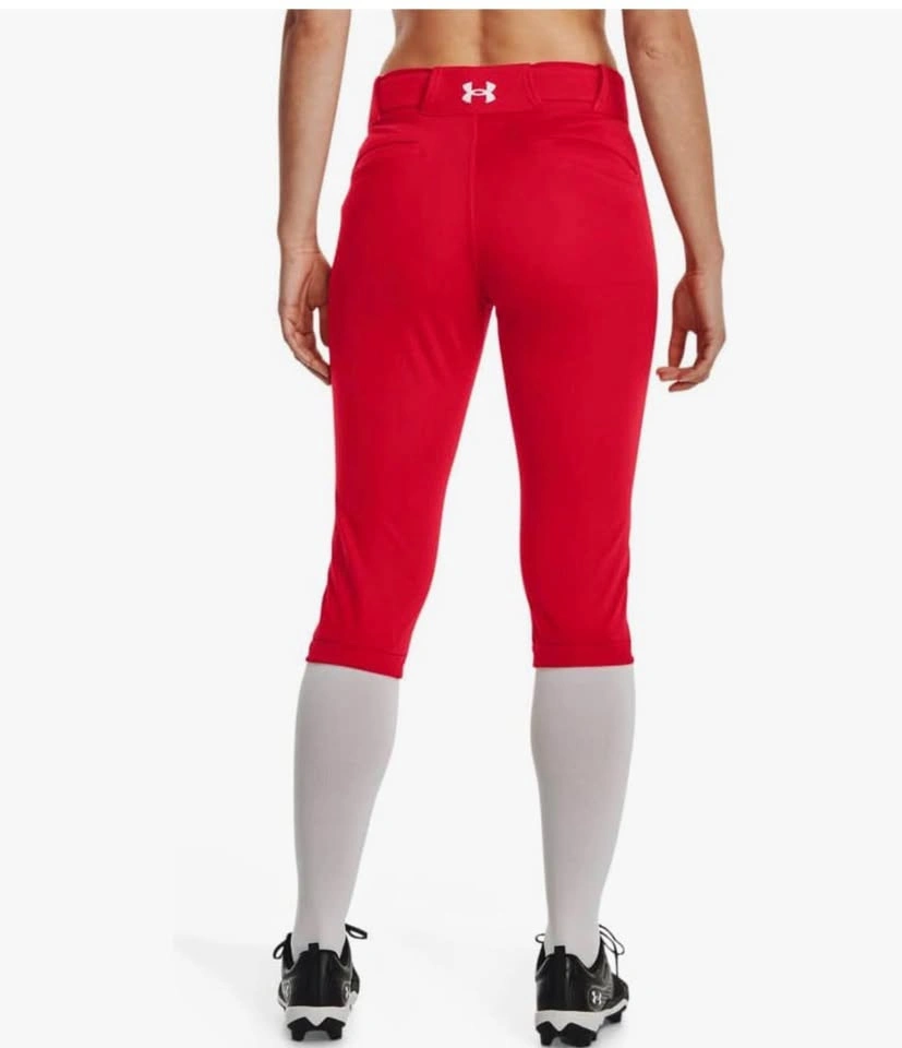 NEW Under Armour Womens Red Utility Softball Pants - photo 2