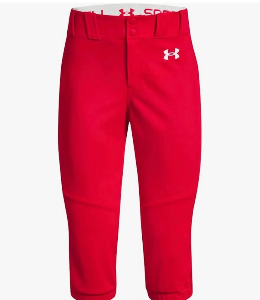 NEW Under Armour Womens Red Utility Softball Pants - photo 3