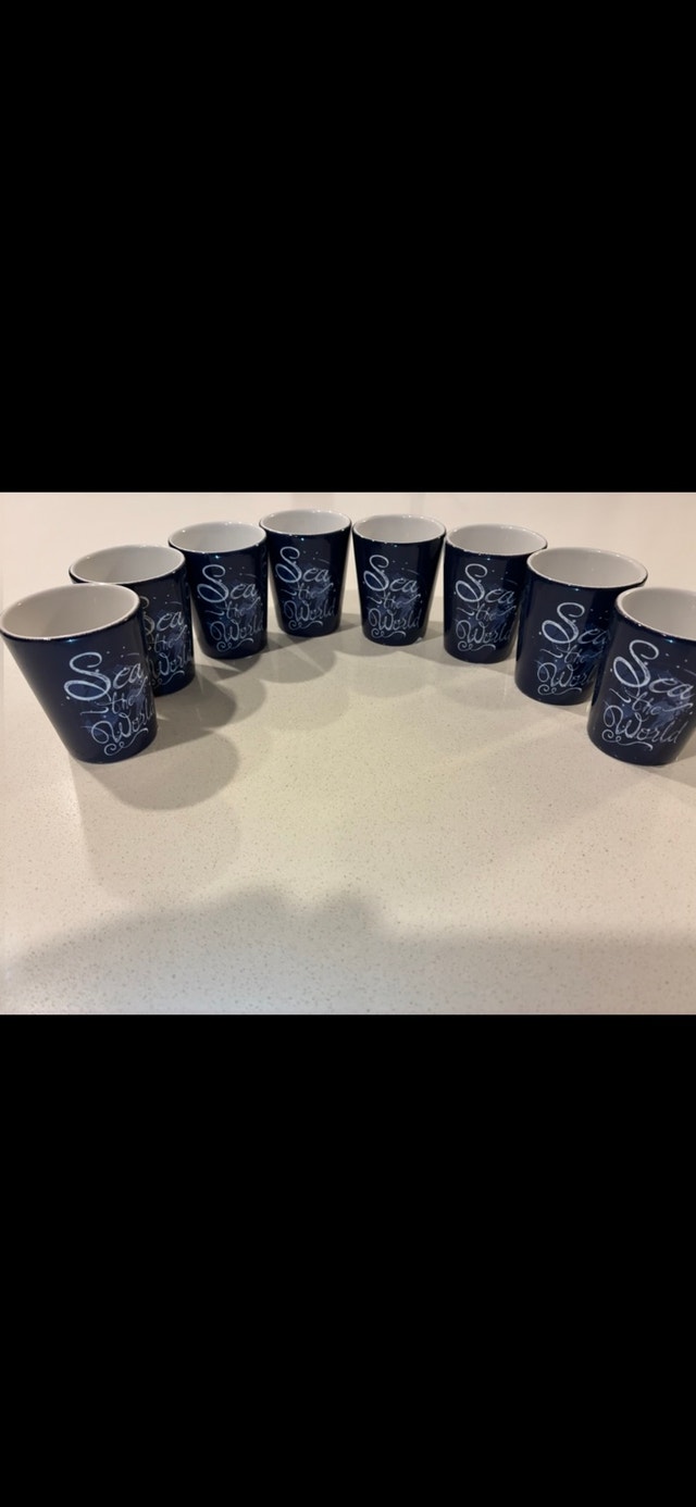 Set of 8 NCL Shot Glasses - Norwegian Cruise Line