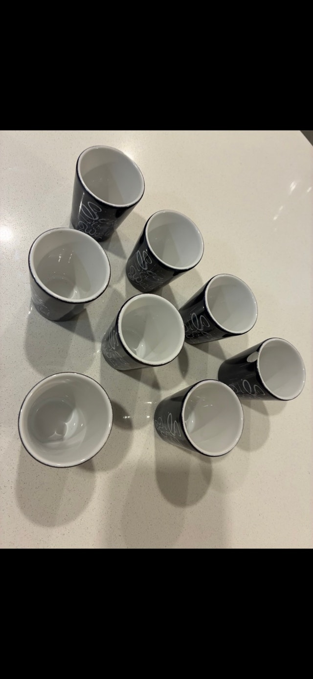 Set of 8 NCL Shot Glasses - Norwegian Cruise Line - photo 2