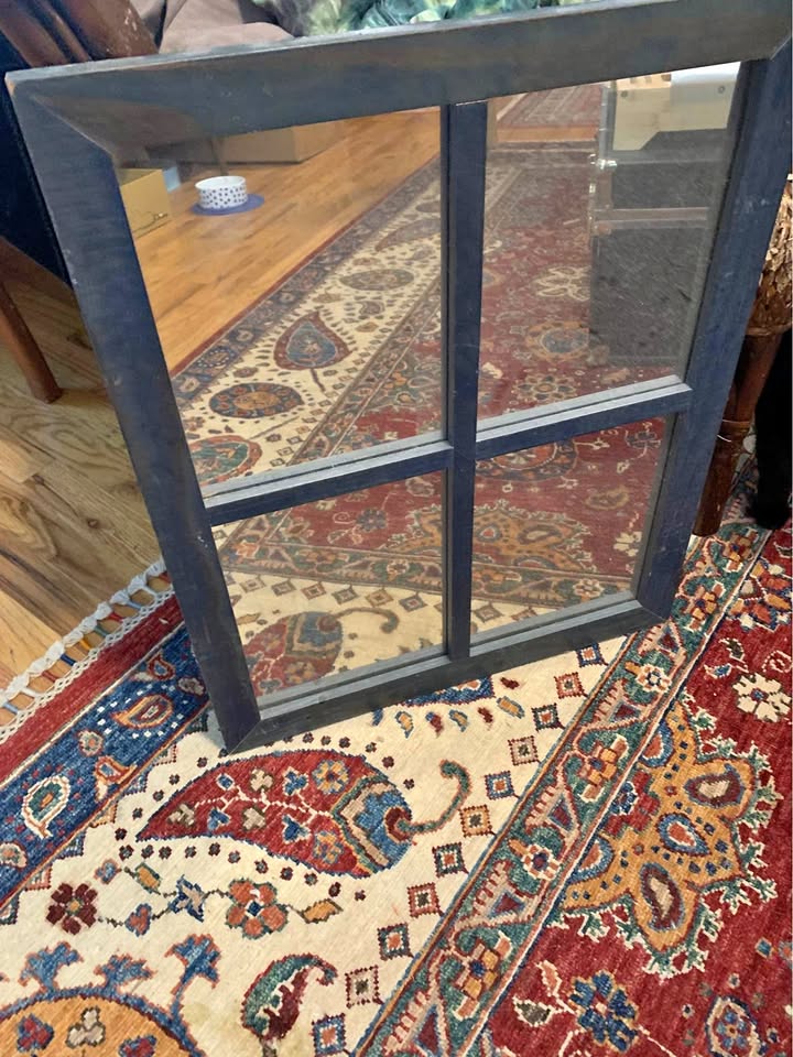 Blue Frame Mirror
