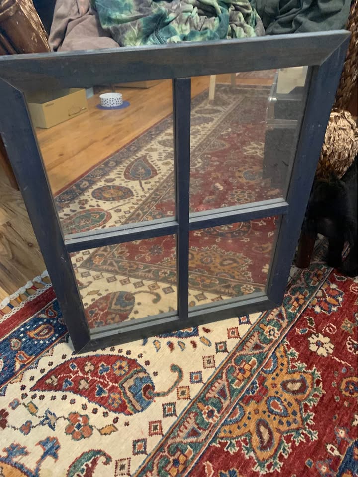 Blue Frame Mirror - photo 2
