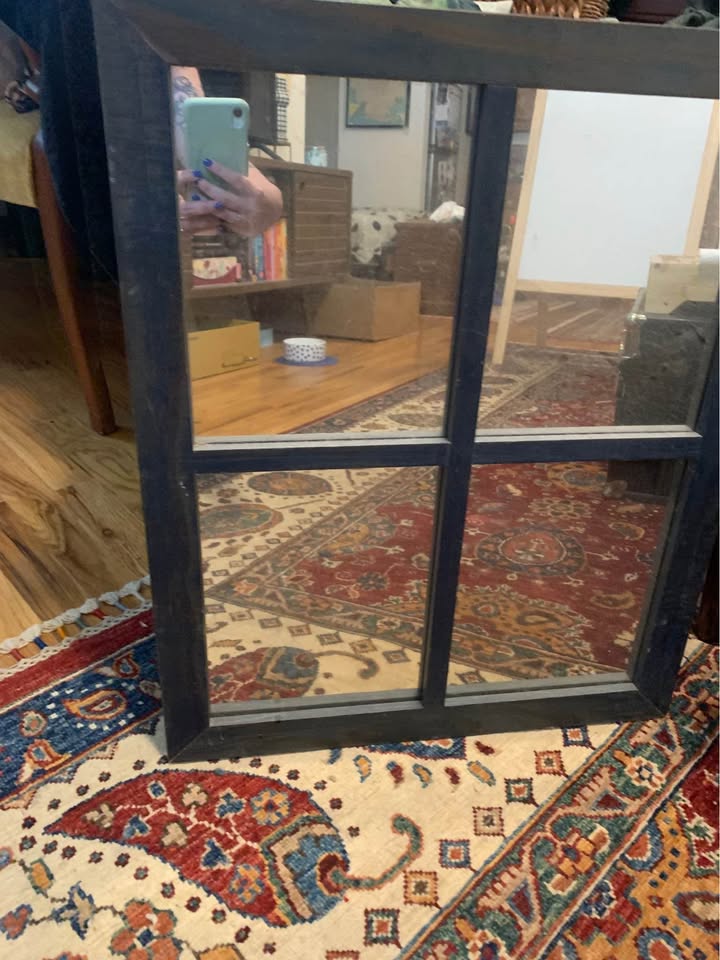 Blue Frame Mirror - photo 3