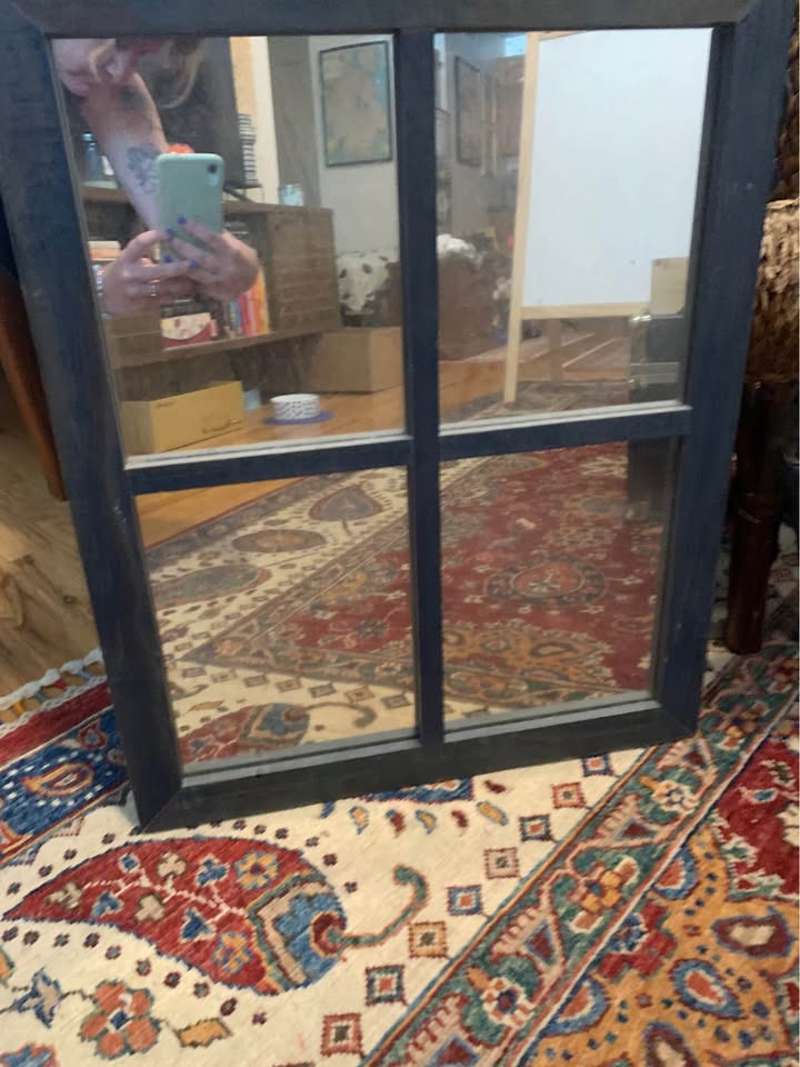 Blue Frame Mirror - photo 4