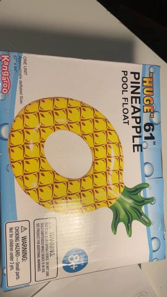 61 inch Pineapple Pool Float - Brand New in Box - photo 2