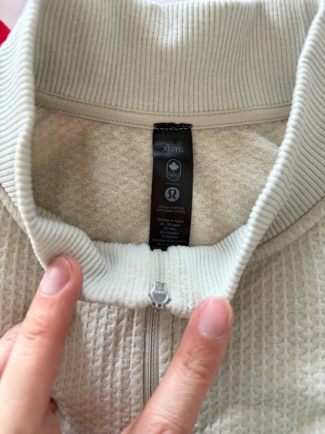 Lululemon Olympic Half Zip - Light Green XL - photo 2