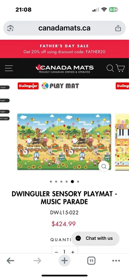 Dwinguler Music Parade Sensory Playmat