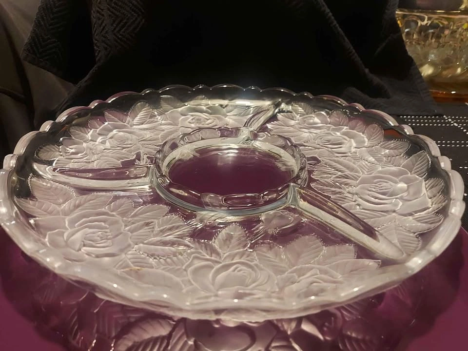 Glass serving dish - photo 2