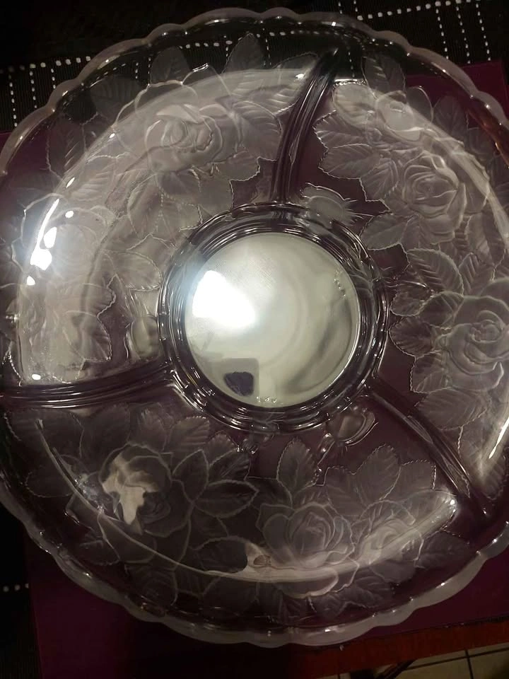 Glass serving dish - photo 3