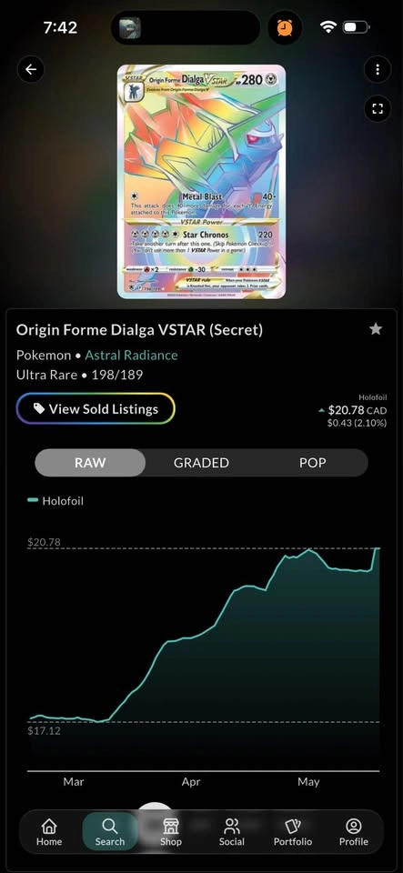 Pokemon Dialga VStar Ultra Rare - photo 4
