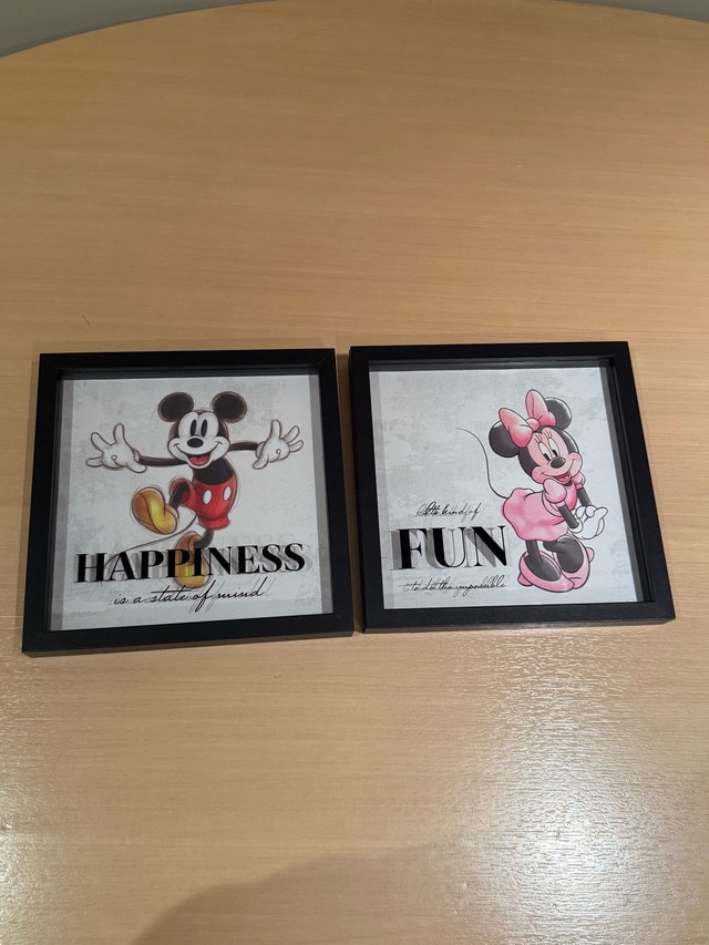 Disney 100 Wall Decor Mickey & Minnie Mouse