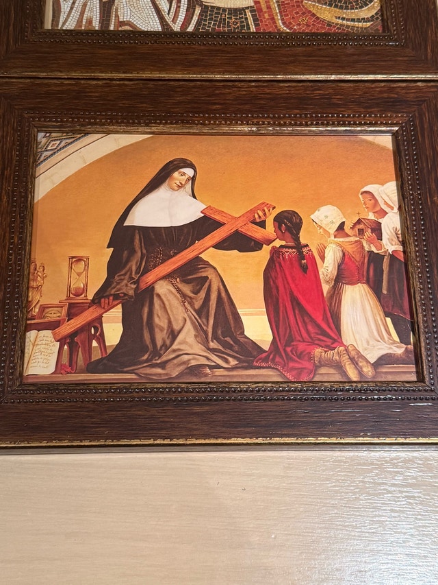 Framed Religious Artworks - Glorification of Saint Anne & Blesse - photo 2