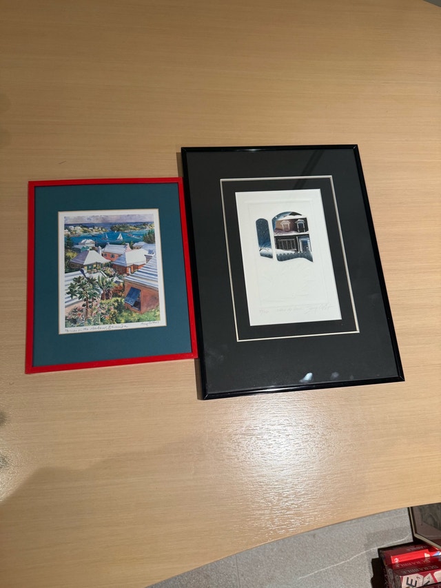 Framed Sonia Gilbert Art & Amy Gram Art