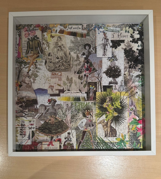 Framed Vintage Art Puzzle
