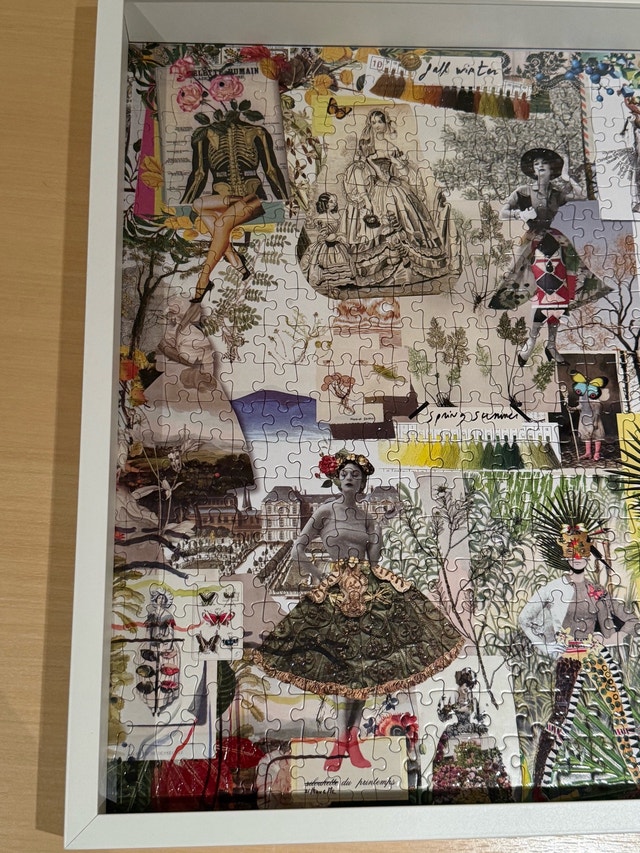 Framed Vintage Art Puzzle - photo 2