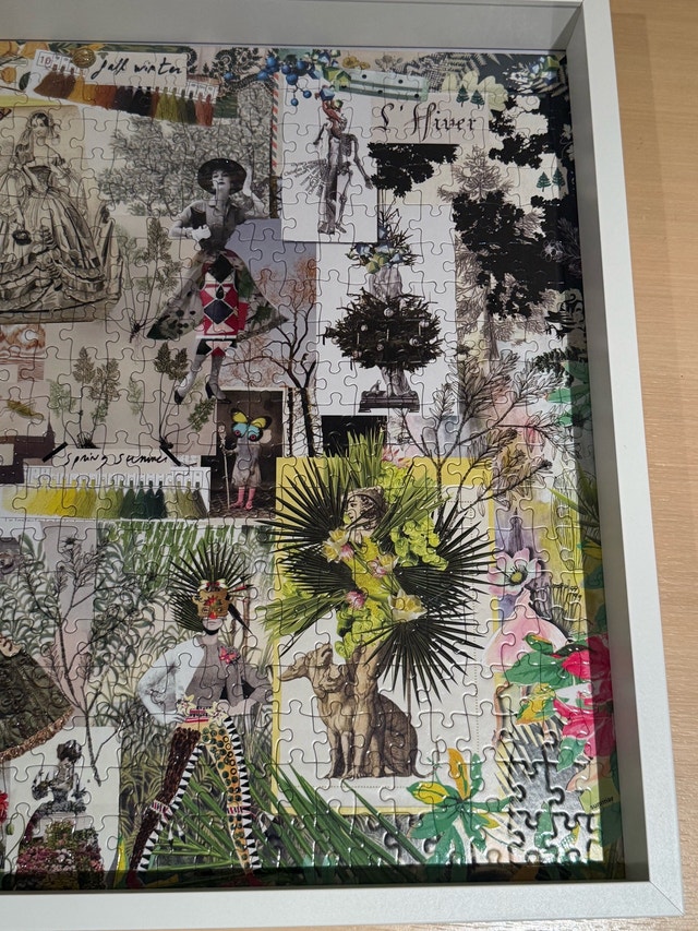 Framed Vintage Art Puzzle - photo 3