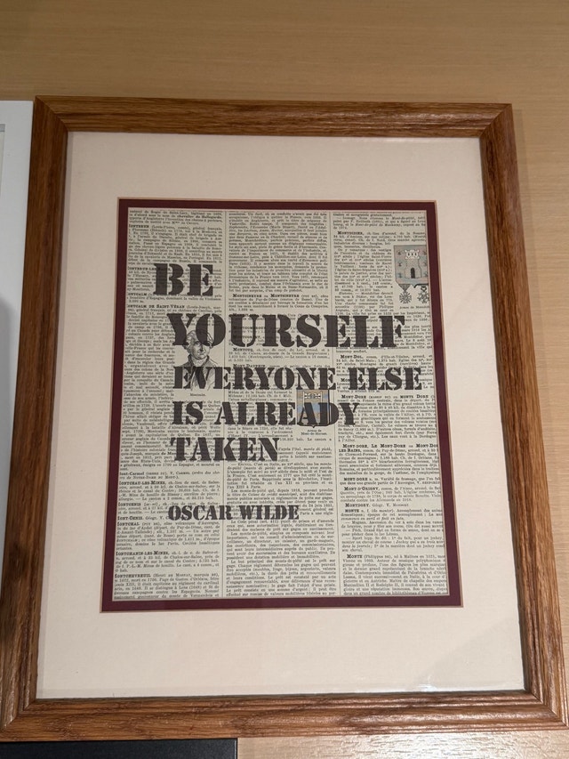 Set of 3 Framed Art Prints - Dictionary Pages - photo 3