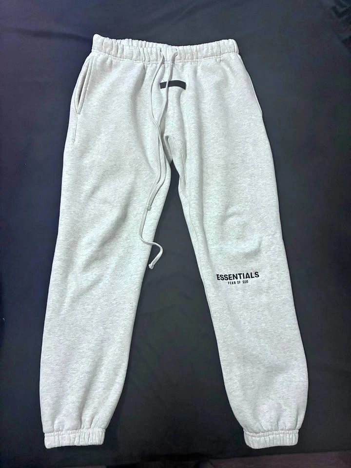 Essentials light oatmeal pants