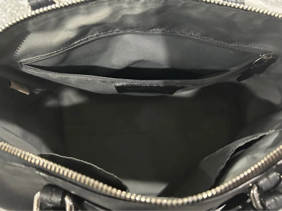 Coach Black Leather Satchel Crossbody Bag - photo 4