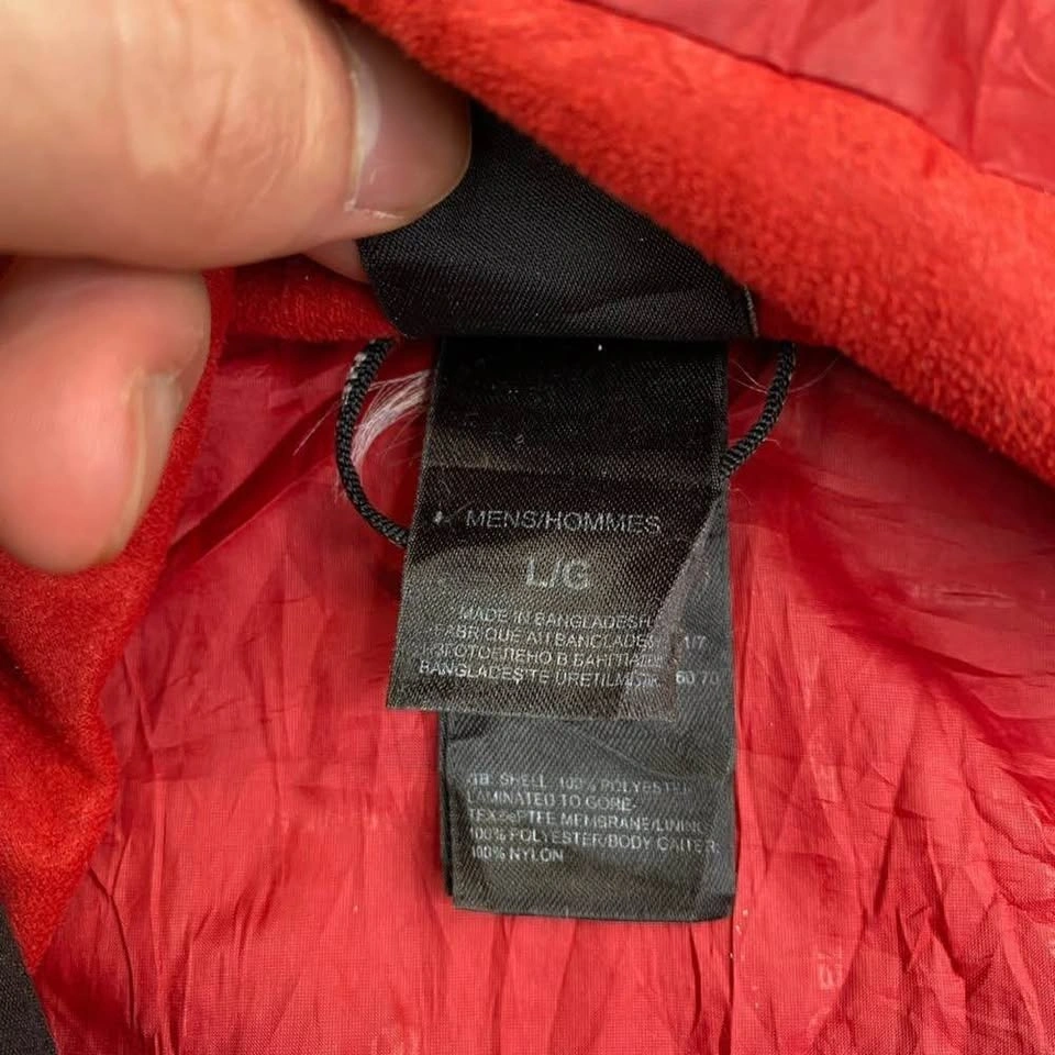 The North Face Summit Series Gore Tex Jacket Red Black Hooded Me - photo 3