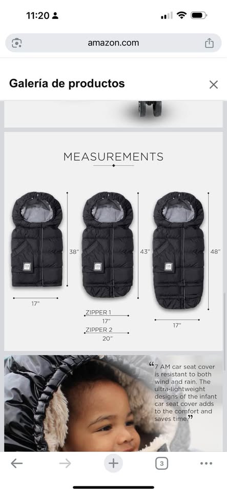 7AM Enfant Stroller Blanket 212 - Adjustable Winter Blanket - photo 5